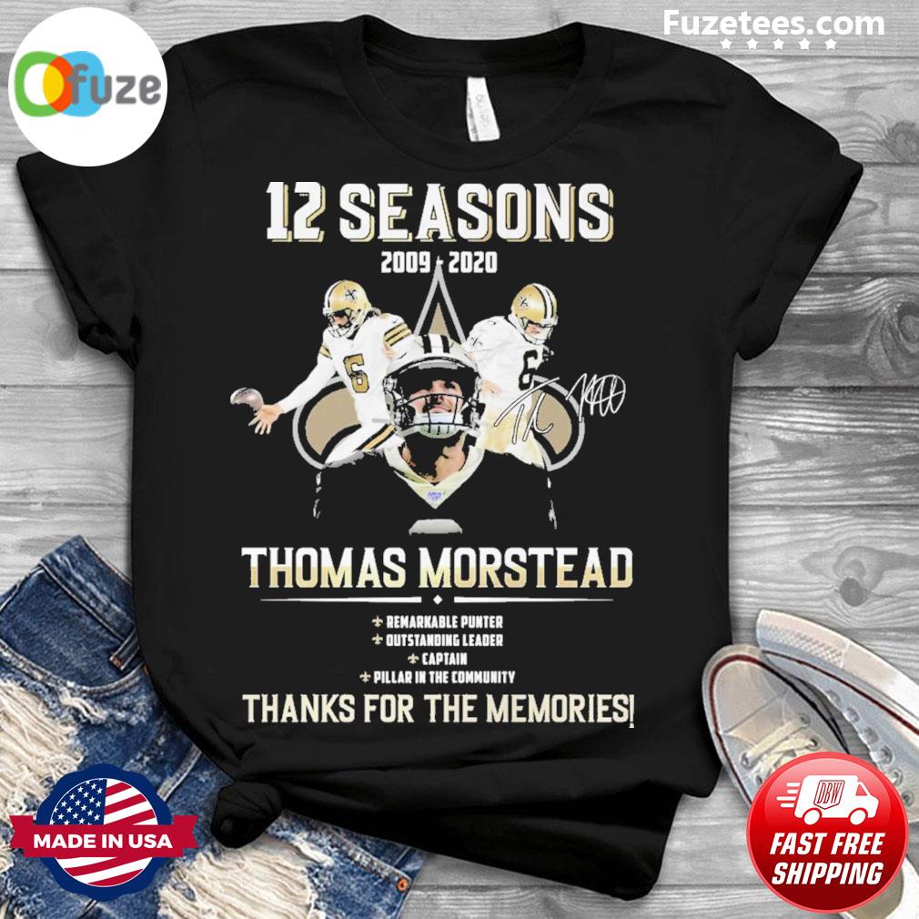 No.6 Thomas Morstead New Orleans Saints 2009-2020 Once A Saint