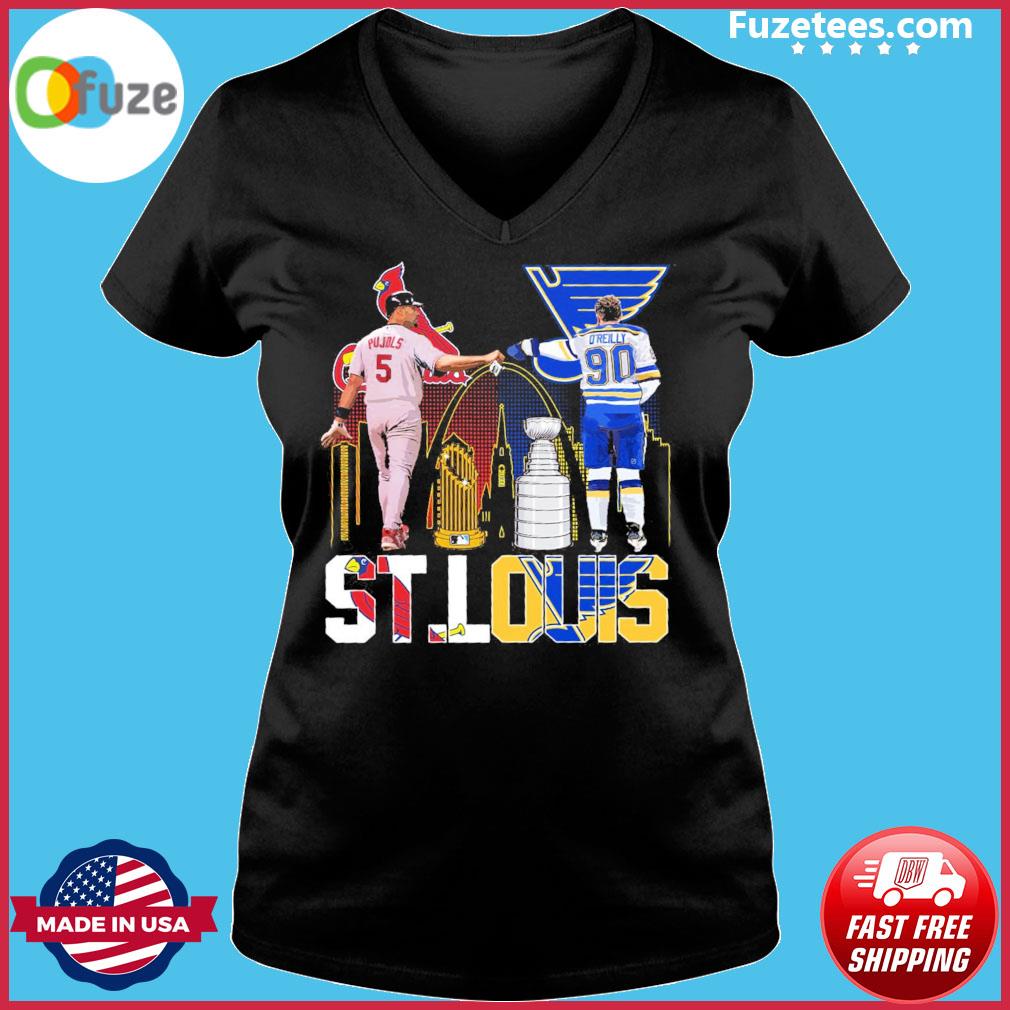 5 Pujols St Louis Cardinals And 90 Oreilly St.louis Blues Of St.louis  Sports shirt - T Shirt Classic