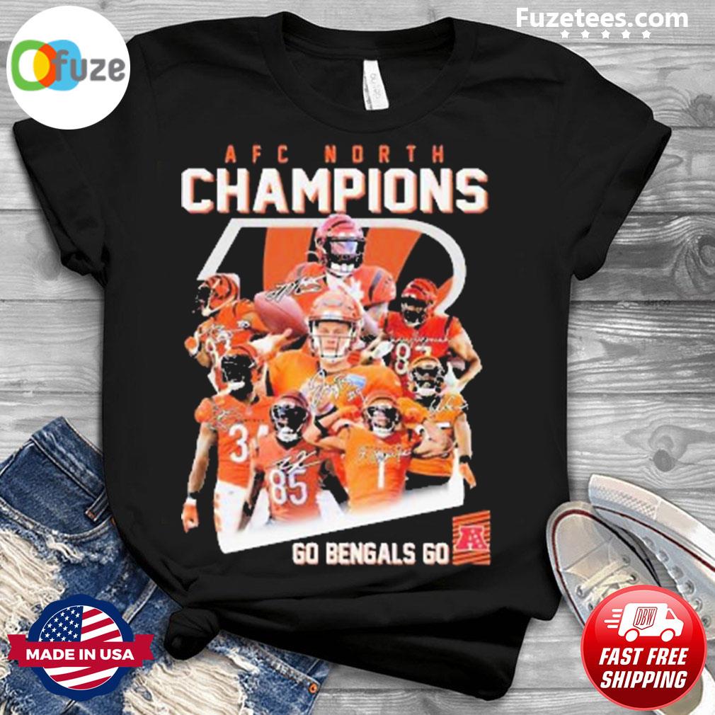 2022-23 AFC NORTH CHAMPIONS Cincinnati Bengals 8x10 PROMO PHOTO WM