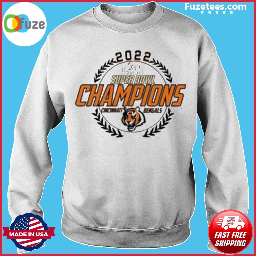 Cincinnati Bengals 2022 NFL Super Bowl Champions logo T-shirt, hoodie,  sweater, long sleeve and tank top