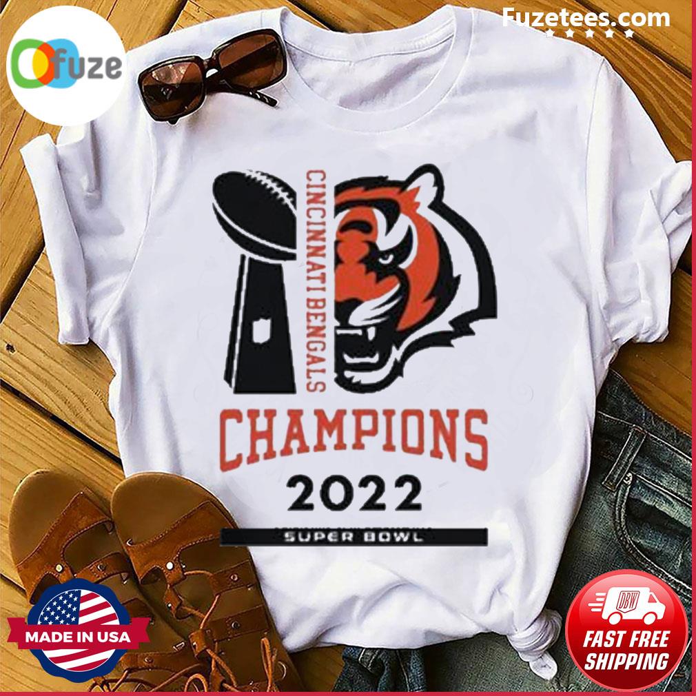 Cincinnati Bengals 2022 Super Bowl Champions Shirt,Sweater, Hoodie, And  Long Sleeved, Ladies, Tank Top