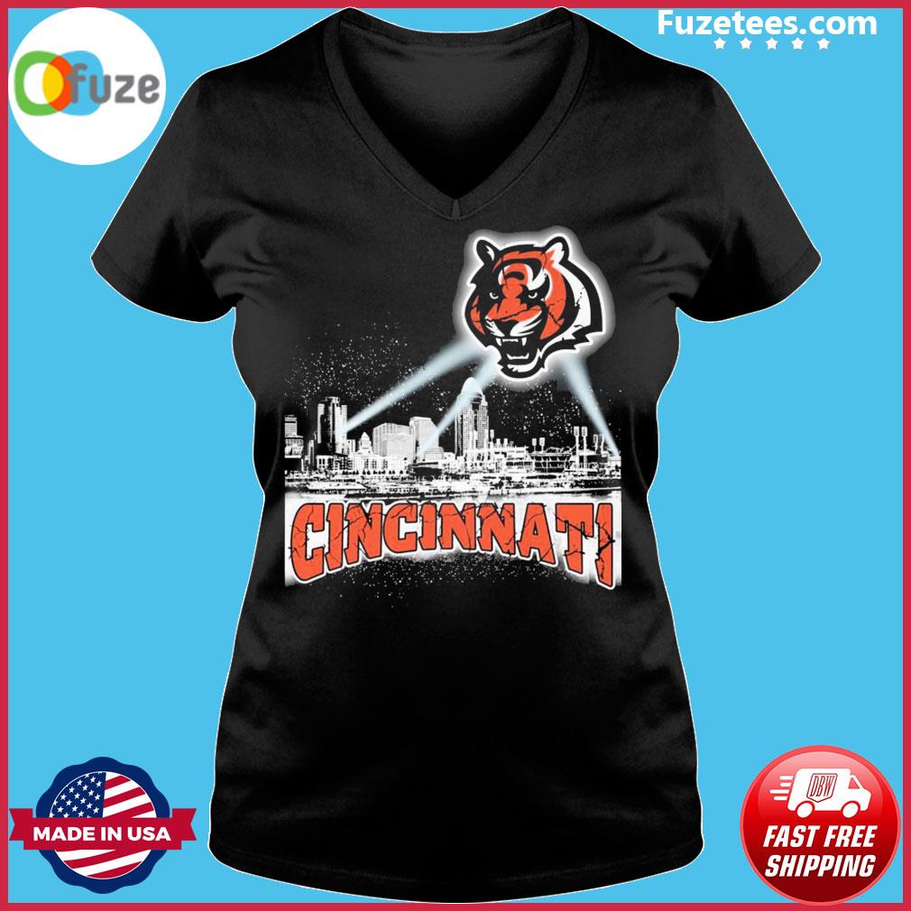 Cincinnati Skyline Cincinnati Bengals Super Bowl Shirt – Fuzetee News