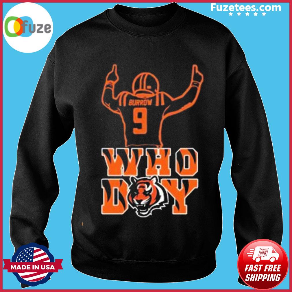 Hot Joe Burrow Bengals Who Dey Shirt, hoodie, sweater, long sleeve and tank  top