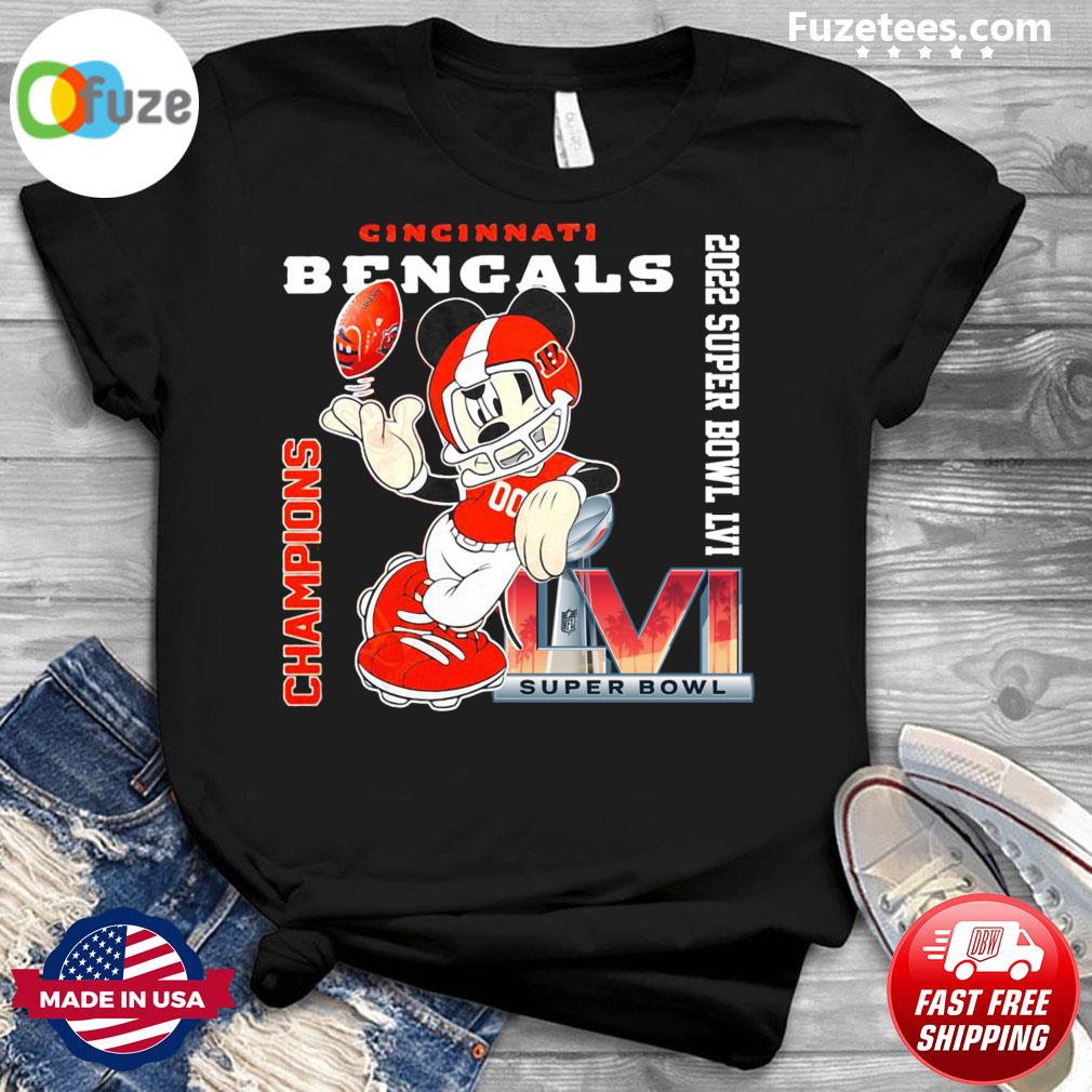 Rally House - Check out this cute T-Shirt collab with Mickey Mouse & the  Cincinnati Bengals!! 