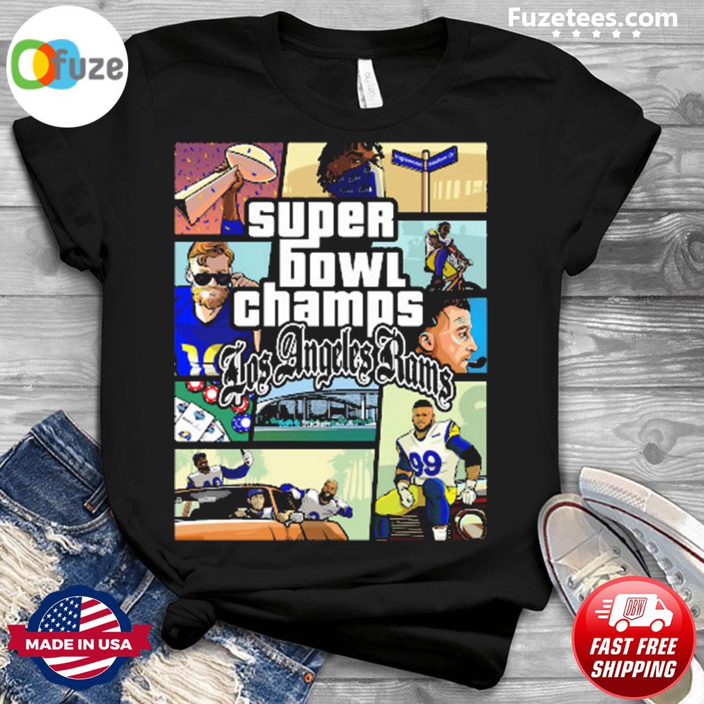 Los Angeles Rams champions 2021 NFC west champs shirt - Kingteeshop