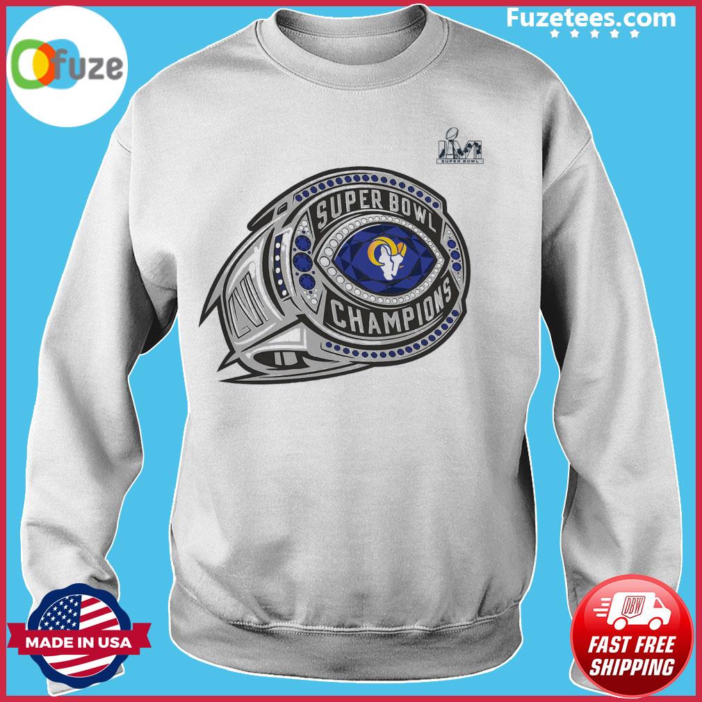 Los Angeles Rams Super Bowl LVI Champions 2022 Big & Tall Ring T-Shirt,  hoodie, sweater, long sleeve and tank top