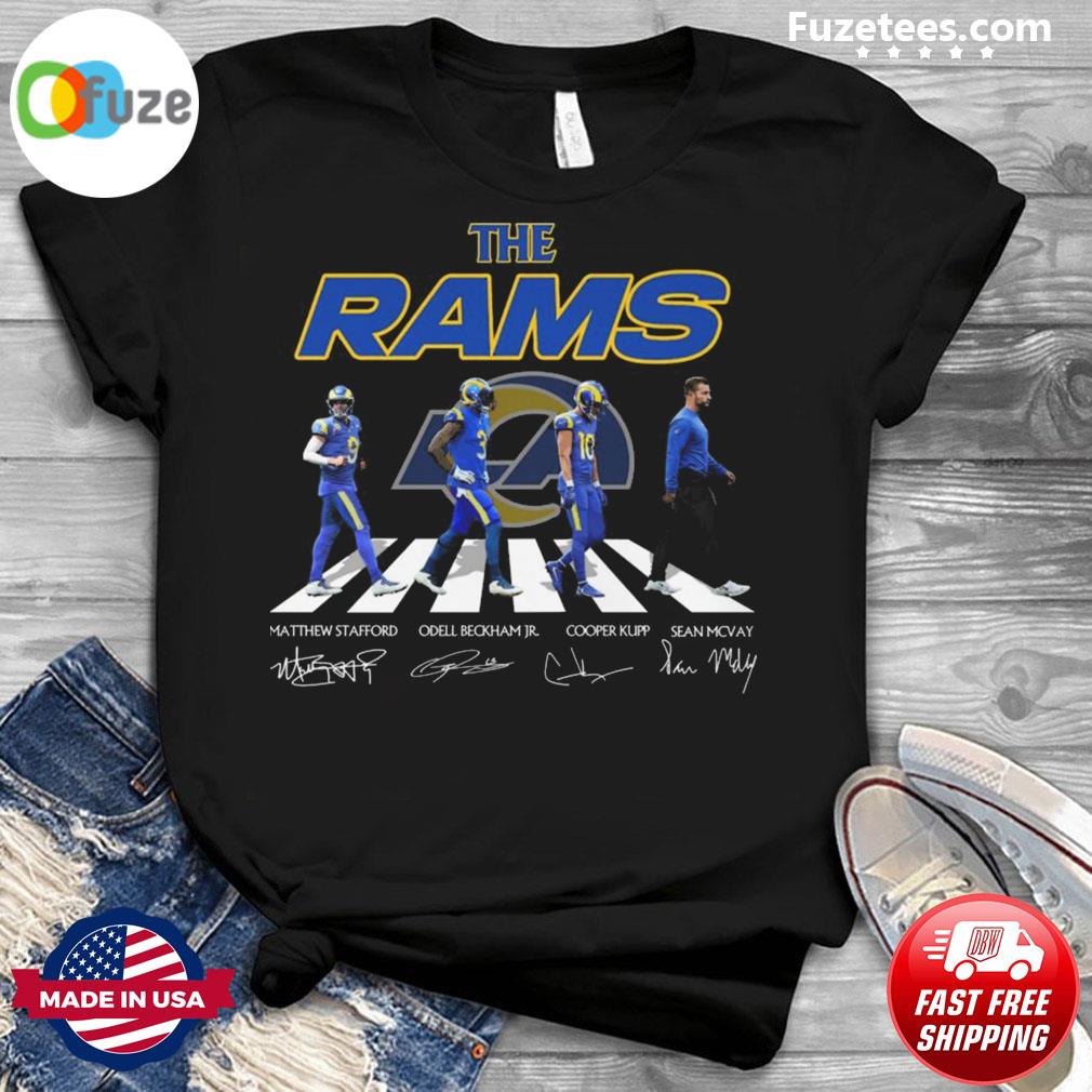 Official los Angeles Rams SUper Bowl Champions 2021-2022 Sean Mcvay Cooper  Kupp Signatures Shirt, hoodie, sweater, long sleeve and tank top