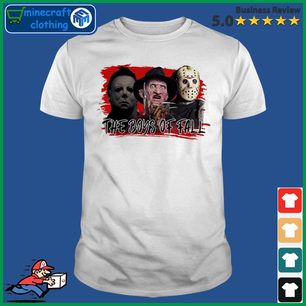 The Boys Of Fall Horror Characters Halloween Shirt