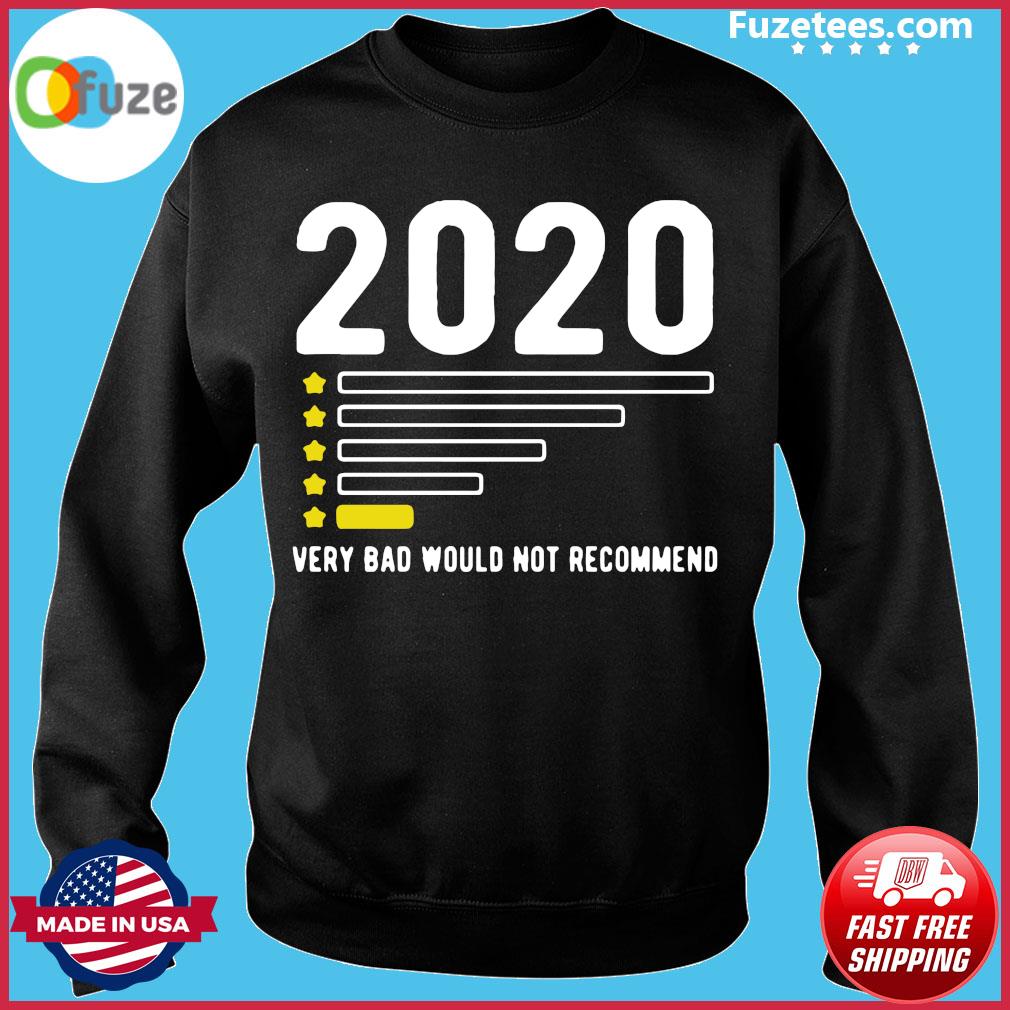 2020 shirt would not recommend