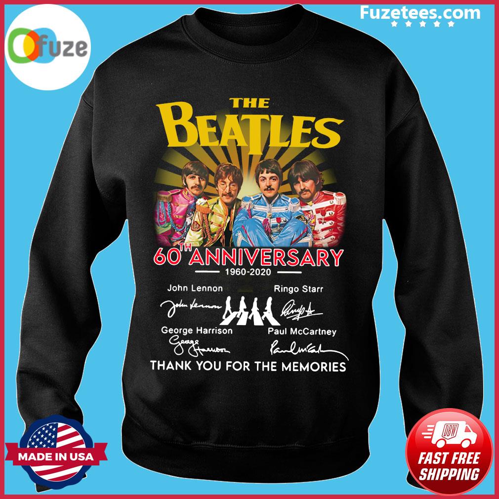 beatles 60th anniversary sweatshirt