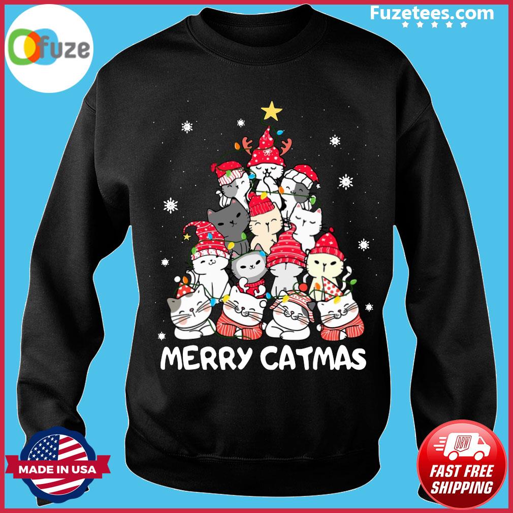 merry catmas sweatshirt