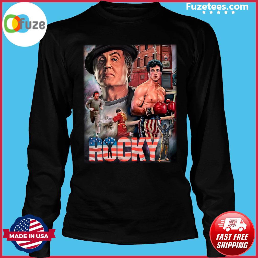 rocky balboa long sleeve shirts