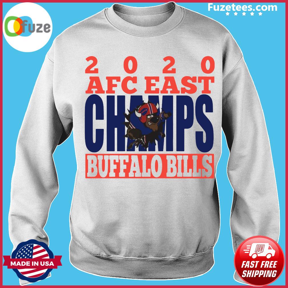 Distressed BILLS 2020 AFC EAST CHAMPS White Helmet from TeePublic